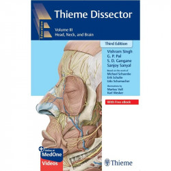 Thieme Dissector Volume 3 - Head, Neck, and Brain ( 3rd Edition, 2026 ) | Get 100+ Video Access | Dissection Manual for MBBS…