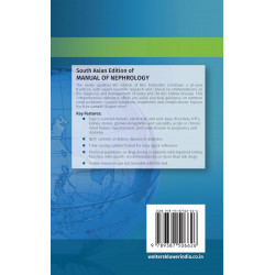 Manual of Nephrology, 8th South Asian ed book by Robert W. Schrier - Back Cover