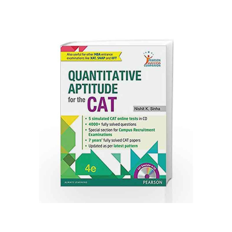 Quantitative Aptitude for the CAT by D. L. PRESTON Book-9789332570016
