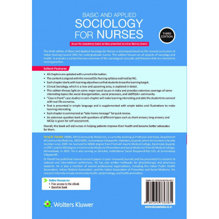Basic and Applied Sociology for Nurses, 3ed book by Niraj B Pandit