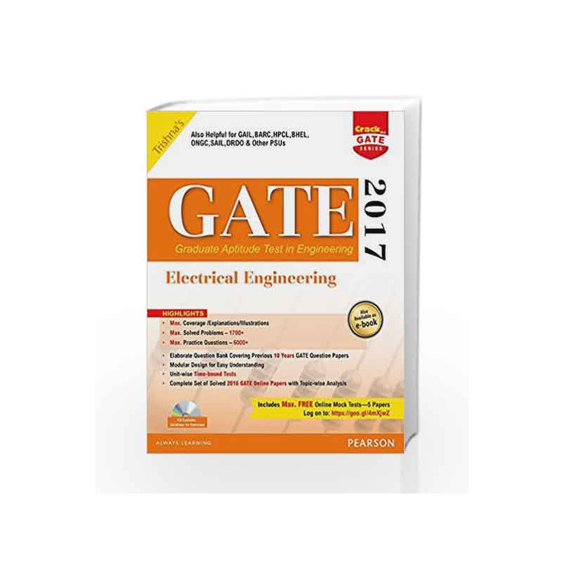 GATE Electrical Engineering 2017 by Trishna\'s Book-9789332571846
