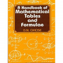 A HANDBOOK OF MATHEMATICAL TABLES AND FORMULA (PB 2018) book by GHOSE D. N