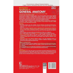 BD Chaurasia’s Handbook of General Anatomy, 8/e + Free Wall Chart (PB 2027) book by B.D CHAURASIA, Krishna Garg - Additional Ima