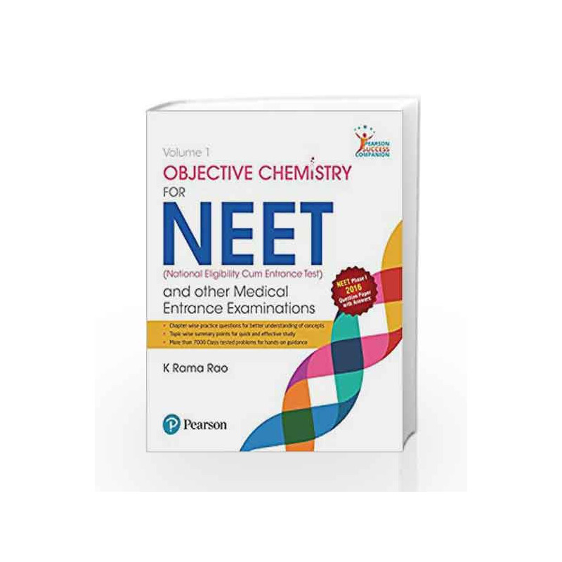 Objective Chemistry for NEET 2016 Vol 1 by Rao Book-9789332575424
