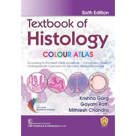 TEXTBOOK OF HISTOLOGY 6ED (PB 2025) book by GARG K