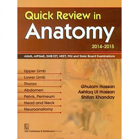 QUICK REVIEW IN ANATOMY 2014-2015 (PB 2014) book by HASSAN A. U