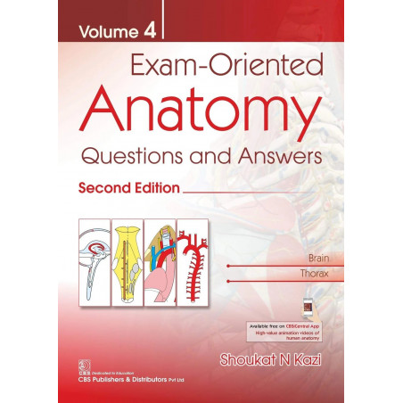 Exam Oriented Anatomy Questions And Answers 2Ed Vol 4 (Pb 2023) book by KAZI S.N.
