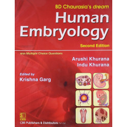 HUMAN EMBRYOLOGY 2ED (BD CHAURASIAS DREAM) (PB 2017) book by GARG K