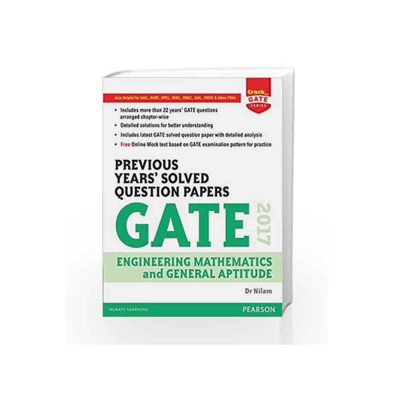 Gate Prev Yrs\' EM & GA 2017 by Pearson Editiorial Book-9789332576070