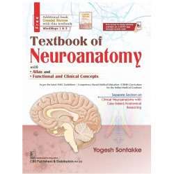 TEXTBOOK OF NEUROANATOMY WITH ATLAS AND FUNCTIONAL AND CLINICAL CONCEPTS WITH ADDITIONAL BOOK CRANIAL NERVES (PB 2026) ISBN… - B