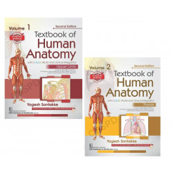 Textbook of Human Anatomy, 2/e | with COLOR ATLAS and Clinical Integration Volume (Upper Limb) 1 and Volume 2 (Thorax) (PB 2…