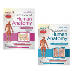 Textbook of Human Anatomy, 2/e | with COLOR ATLAS and Clinical Integration Volume 3 (Lower Limb) and Volume 4 (Abdomen and p…