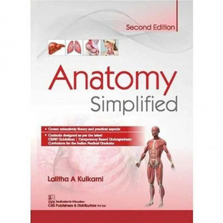 ANATOMY SIMPLIFIED 2ED (PB 2021) book by KULKARNI L A