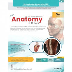 New Sarp Series For Neet/Ini-Cet Revise Anatomy In 15 Days 5Ed (Pb 2023) book by K Raviraj - Back Cover