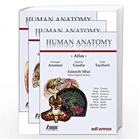 Human Anatomy Atlas 3 Vol Set (Pb 2018) Spl Price book by ANASTASI G, Eugenio Gaudio