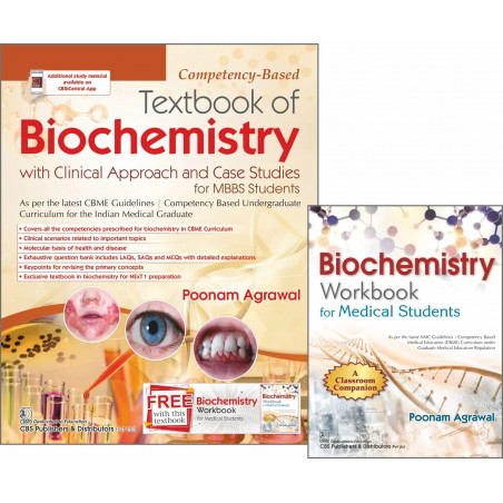 Competency - Based Textbook of Biochemistry with Clinical Approach and Case Studies for MBBS Students with | FREE Biochemist…