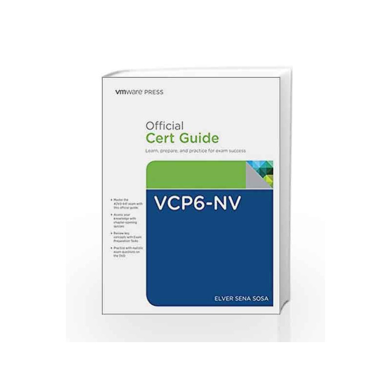 VCP6-NV Official Cert Guide (Exam #2V0-641) by Elver Sena Sosa Book-9789332582750