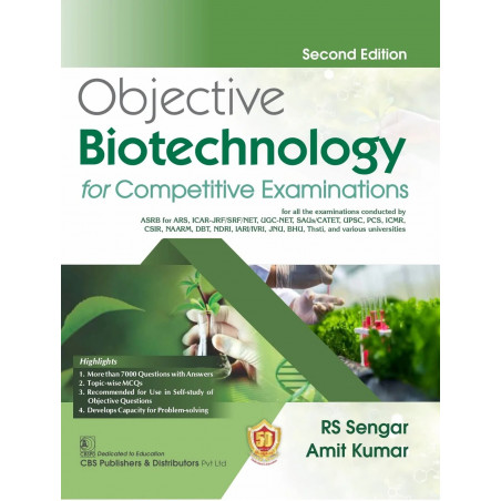 OBJECTIVE BIOTECHNOLOGY FOR COMPETITIVE EXAMINATIONS book by SENGAR RS