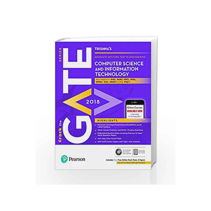 GATE Computer Science and Information Technology 2018 by WADHWA Book-9789332585720