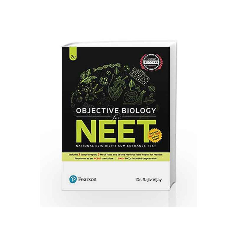 Objective Biology for NEET, 2e by Dr. Rajiv Vijay Book-9789332586215