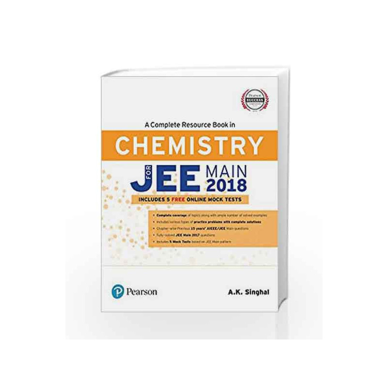 A Complete Resource Book for JEE Main 2018: Chemistry by BARAH Book-9789332586390
