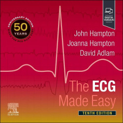 THE ECG MADE EASY WITH ACCESS CODE 10ED (PB 2025) book by HAMPTON J.