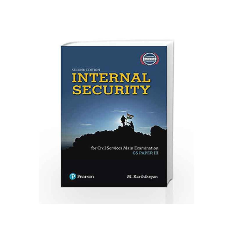 Internal Security for Civil Services Main (GS paper III) by Pearson by M. Karthikeyan Book-9789332587359