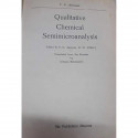 QUALITATIVE CHEMICAL SEMIMICROANALYSIS (PB 2004) book by ALEXEYEV V. N - Back Cover