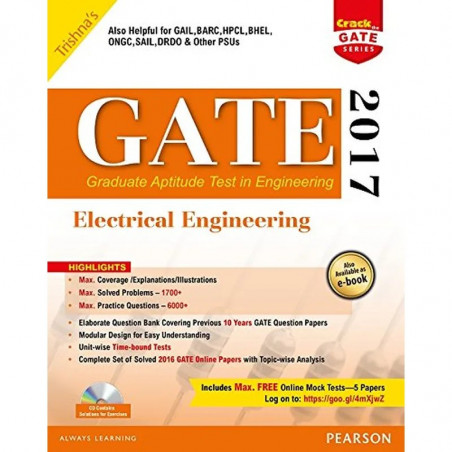 GATE Electrical Engineering 2017 (Old Edition) book by Trishna's