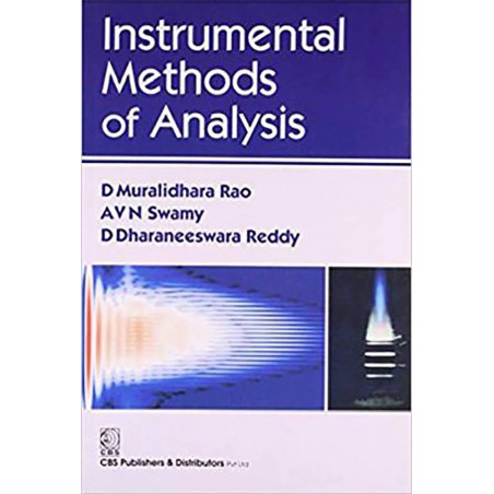 INSTRUMENTAL METHODS OF ANALYSIS (PB 2019) book by RAO D.M