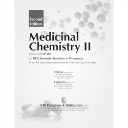Medicinal Chemistry II, Course Code BP 501T for Fifth Semester Bachelor in Pharmacy -2/e , 2025 book by K.Ilango, P.Valentina -