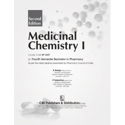 Medicinal Chemistry I, Course Code BP 402T for Fourth Semester Bachelor in Pharmacy 2/e, 2025 book by K. Ilango, P. Valentina -
