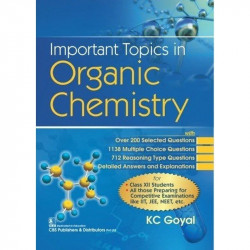 IMPORTANT TOPICS IN ORGANIC CHEMISTRY (PB 2018) book by GOYAL KC