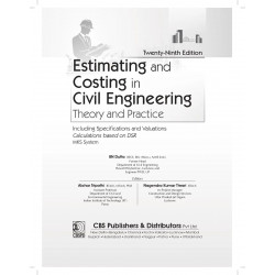 Estimating and Costing in Civil Engineering, 29/e | Theory and Practice (PB 2026) book by BN DUTTA, Akshar Tripathi - Additional