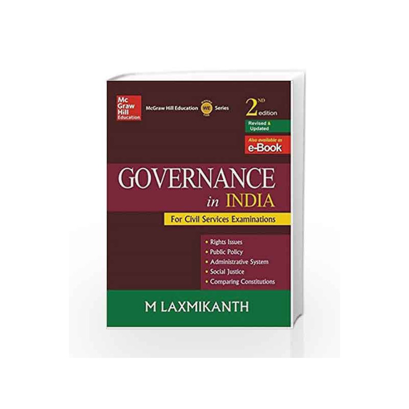 Governance in India by SEDRA & SMITH Book-9789339204785