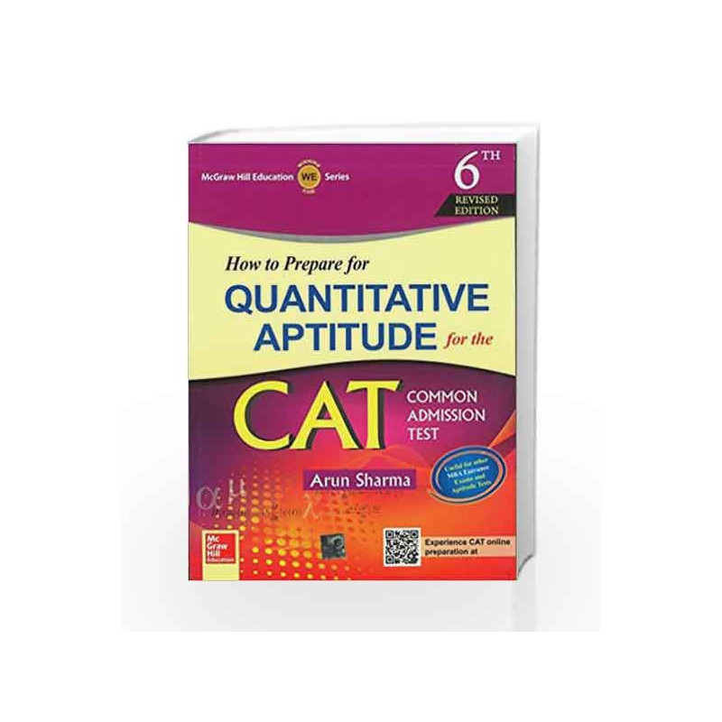 How to Prepare for Quantitative Aptitude for CAT (Old edition) by VERMA S K & SAHAI R N Book-9789339205126