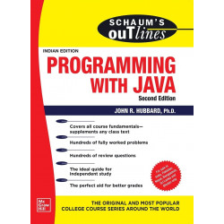 SCHAUM'S OUTLINE OF PROGRAMMING WITH JAVA / 2ND EDITION book by John R. Hubbard