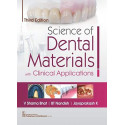 SCIENCE OF DENTAL MATERIALS WITH CLINICAL APPLICATIONS 3ED (PB 2019) book by V SHAMA BHAT