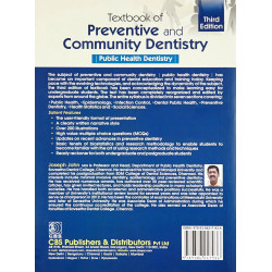 Textbook of Preventive and Community Dentistry Public Health Dentistry 3Ed (PB 2017) book by JOHN J - Additional Image 3