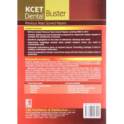 Kcet Dental Buster -Previous Years Solved Papers (Pb-2014) book by MURUGESH - Additional Image 3