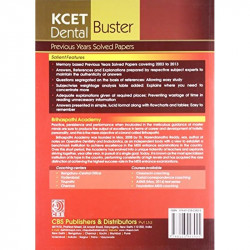Kcet Dental Buster -Previous Years Solved Papers (Pb-2014) book by MURUGESH - Additional Image 4