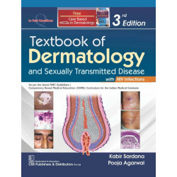 Textbook of Dermatology and Sexually Transmitted Disease with HIV Infections | Free Case Based MCQs in Dermatology (PB 2026)… -
