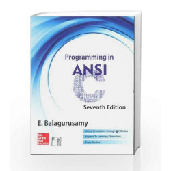 Programming in ANSI C by Balagurusamy Book-9789339219666