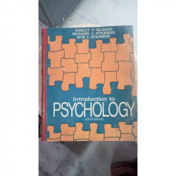 INTRODUCTION TO PSYCHOLOGY book by E.R. Hilgard