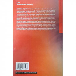 Electromagnetics Made Easy (Sae) (Pb 2022) book by BALAJI S. - Back Cover