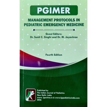 PGIMER MANAGEMENT PROTOCOLS IN PEDAITRIC EMERGENCY MEDICINE 4ED (PB 2026) book by Sunit C Singh M Jayashree