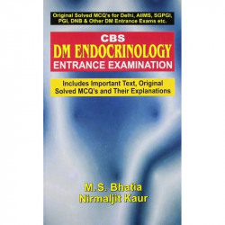 CBS DM ENDOCRINOLOGY ENTRANCE EXAMINATION (PB 2018) book by BHATIA M. S - Back Cover