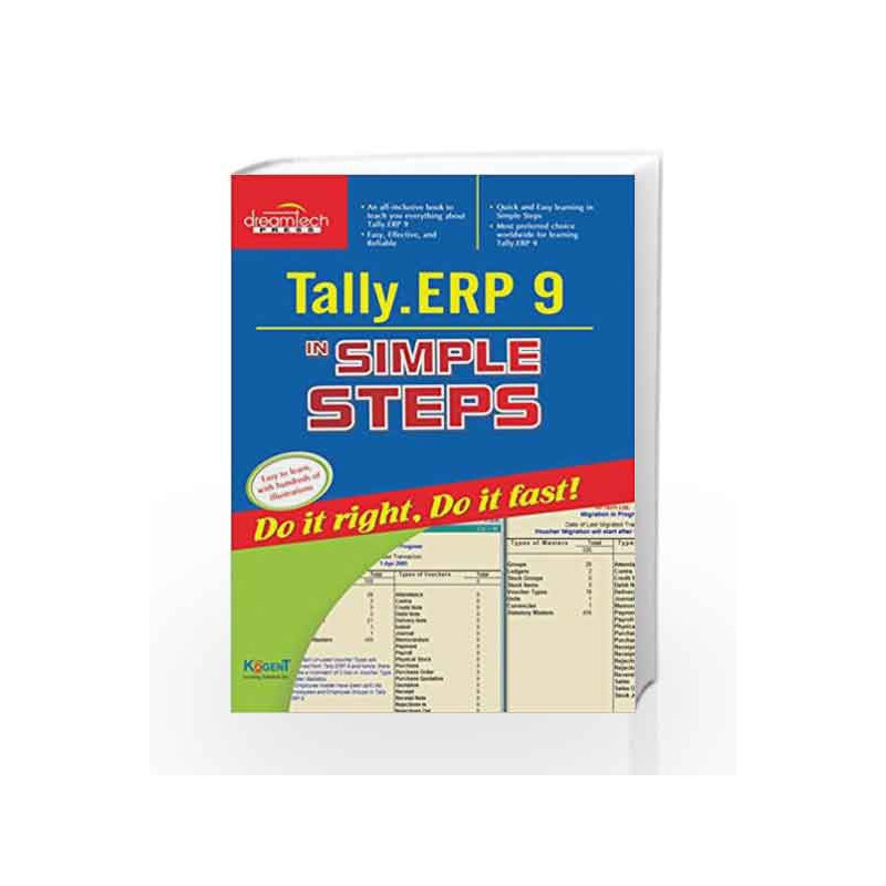 Tally .ERP 9 in Simple Steps by Kogent Learning Solutions Inc. Book-9789350040539