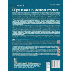 LEGAL ISSUES IN MEDICAL PRACTICE, 2/E, VOLUMES 1 AND 2 SET - 2025 book by Mahesh Baldwa, Namita Padvi - Back Cover