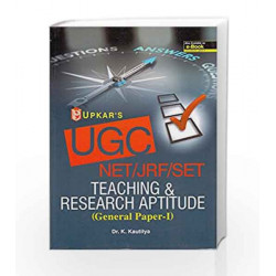 UGC NET/JRF/SET Teaching & Research Aptitude - General Paper I by K. Kautilya Book-9789350132760